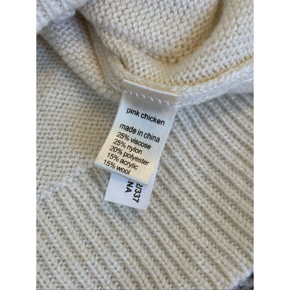 NWOT Pink Chicken Pink Heart Pocket Sweater, 6yrs $98 C28 - Picture 6 of 7